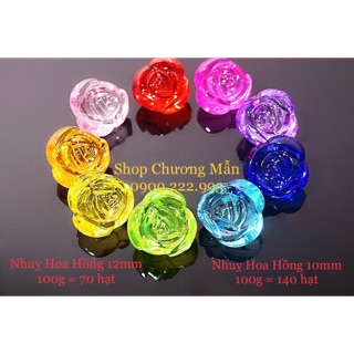 Chuỗi Hạt Nhuỵ Hoa Hồng Pha Lê Nhựa Giá Sỉ
