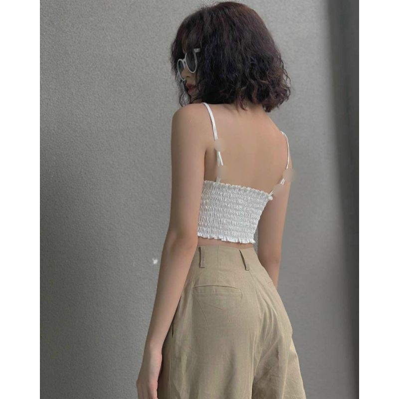Áo kiểu 2 dây nhún sau lưng