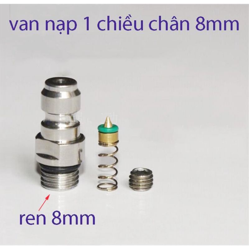 Doang ron Sim Xanh Dùng Thay Van Nạp 1 Chiều Chân 8mm
