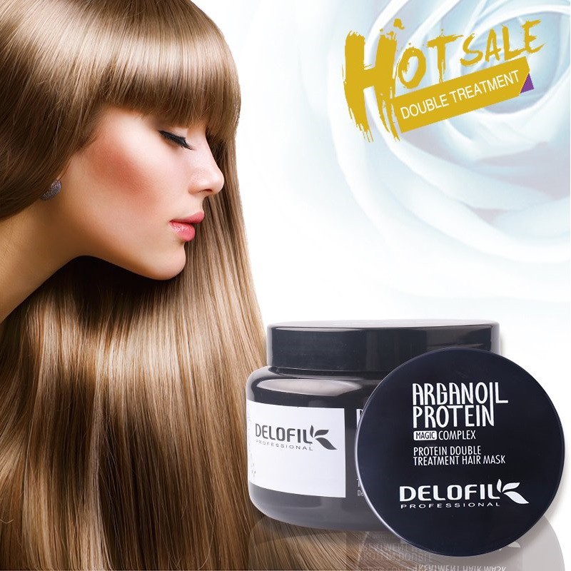 Hấp Phục Hồi Chuyên Sâu Delofil Argan Oil 500ML ⭐ FREESHIP ⭐ Siêu Mềm Mượt ⭐ Giảm Sơ Rối ⭐ Cam Kết Hàng Chính Hãng ⭐