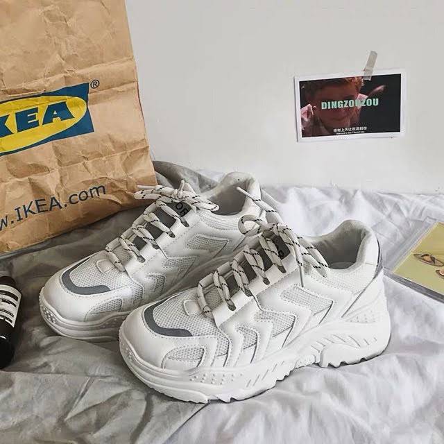 ⚡ SALE⚡ Giày thể thao nữ 2019 /Giày ulzzang /Giày sneaker /Giày nữ siêu rẻ 😍-Giày thể thao đế răng cưa