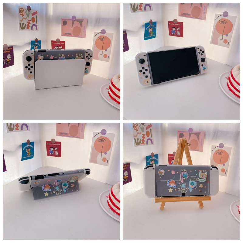 Vỏ Bảo Vệ Nintendo Switch Oled Bằng TPU Họa Tiết Hoạt Hình Oled