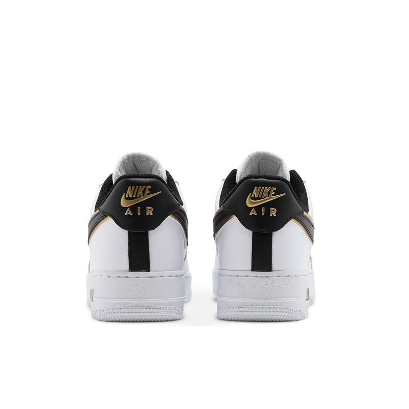 Giày AF1 trắng móc đen vệt vàng nam nữ ❤️ Giày thể thao sneaker nam nữ AF1 trắng móc đen cao cấp Full Box