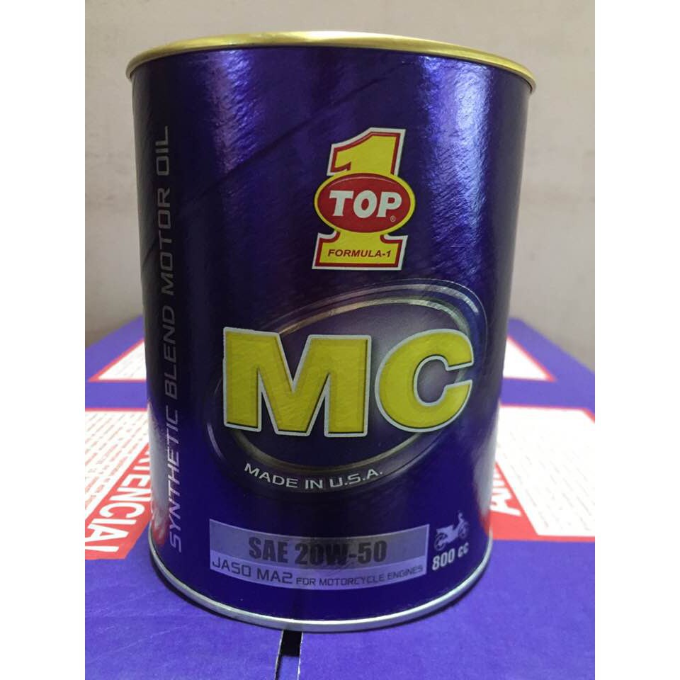 NHỚT TOP1 MC/ TOP 1 MC 20W50 800ml