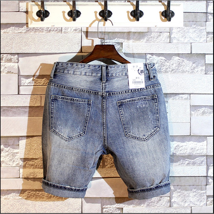 Quần Short Jean Cao Cấp, Co Dãn 4 Chiều Phong Cách, Trẻ Trung Năng Động thoải mái