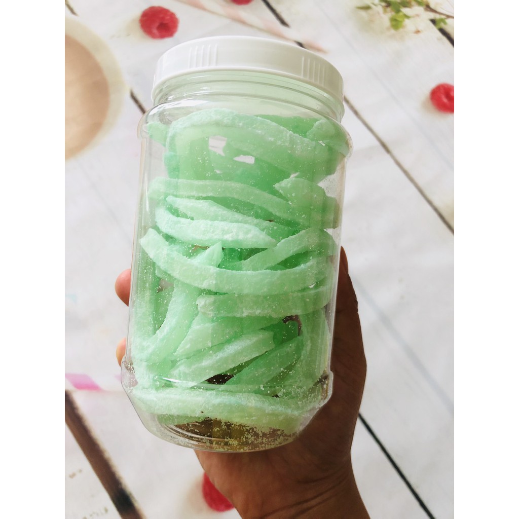 hộp 200g mứt dừa non vị lá dứa