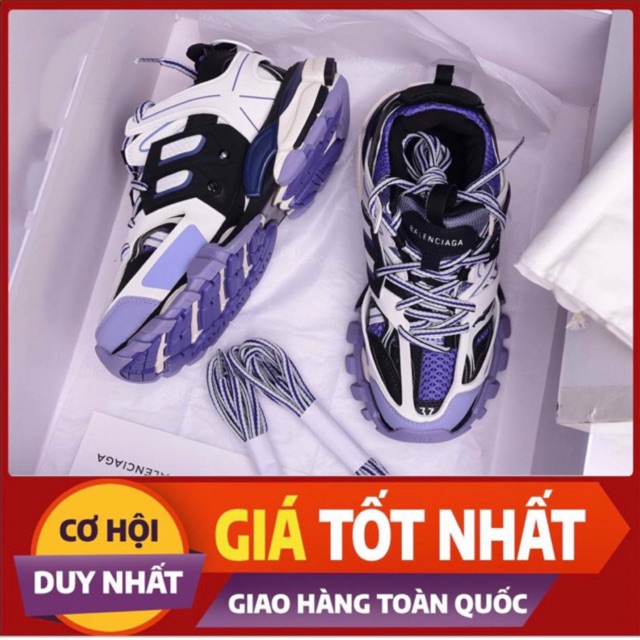 Giầy track 3.0 Tím (ảnh thật +full box)