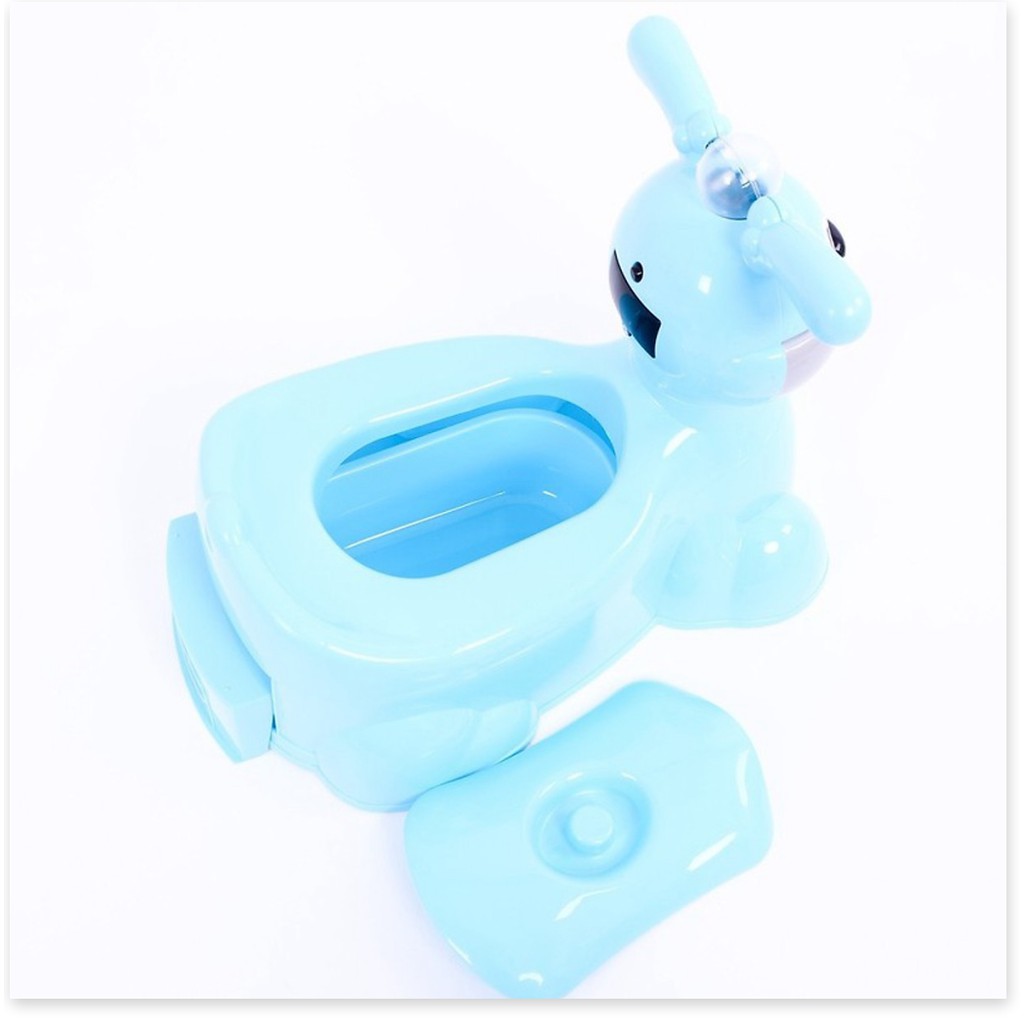 Bô vệ sinh hình con thỏ có nhạc