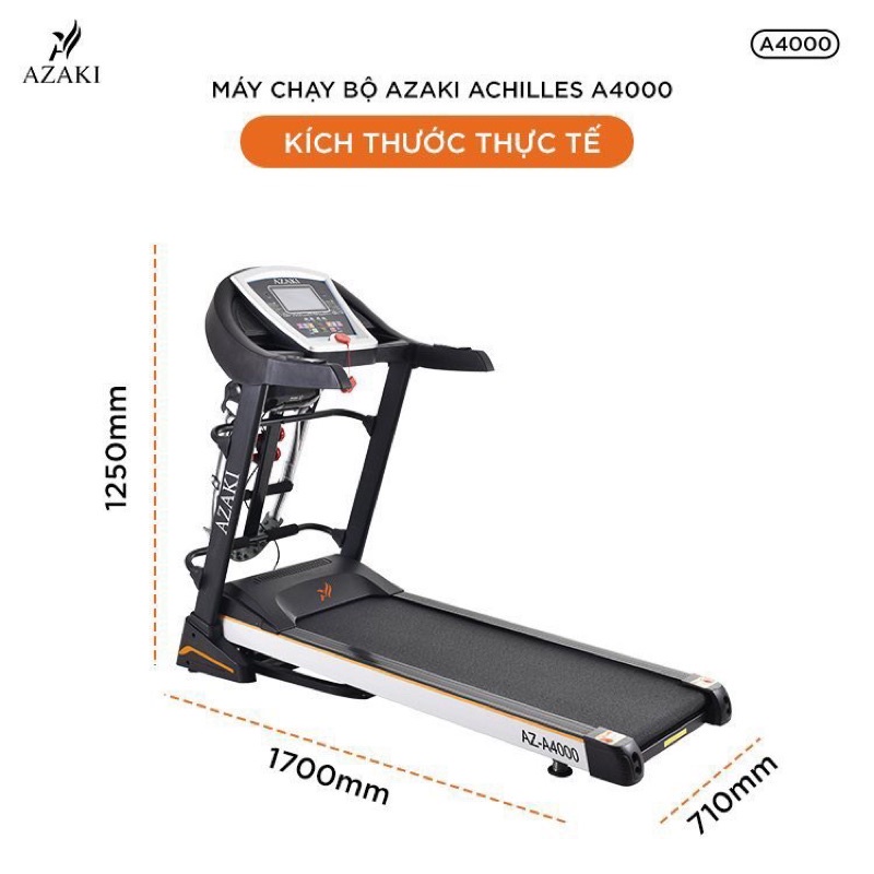 Máy chạy bộ Azaki Achilles A4000