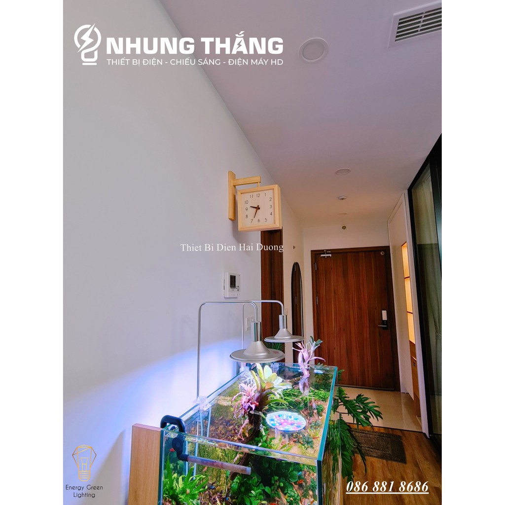 Đồng Hồ Treo Tường 2 Mặt Thân Gỗ Kiểu Dáng Hiện Đại Phong Cách Bắc Âu trang trí decor DH-268GT/DH-268T - có video