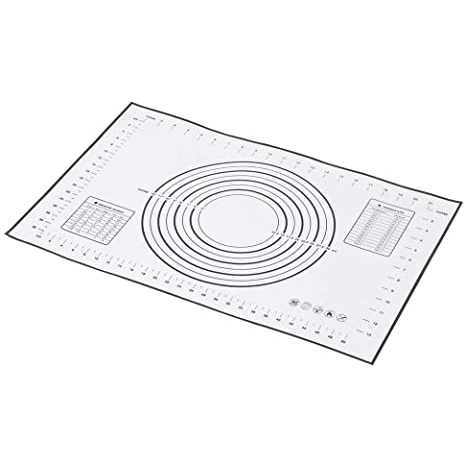 Tấm lót silicone sợi thủy tinh chống dính nhào bột nướng bánh 50x40cm