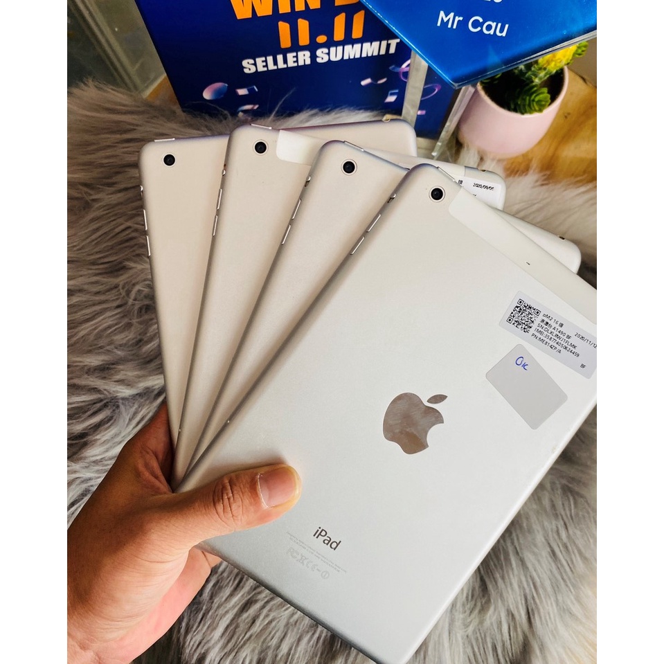 Máy tính bảng IPAD MINI 2 Chính hãng Apple bộ nhớ 16GB 32GB Màn hình 7.9 Inch HD - TẶNG: Bộ Sạc 12W MRCAU