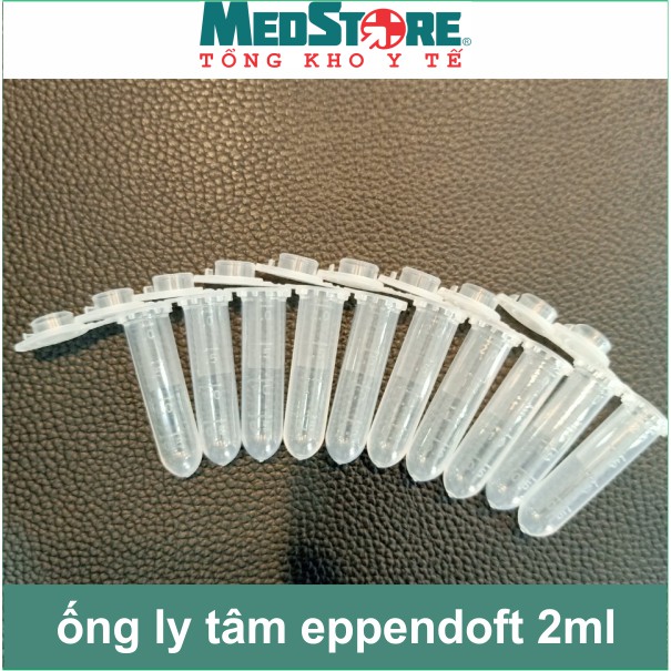 Combo 100 ống ly tâm Eppendorf các size 1,5ml, 2ml