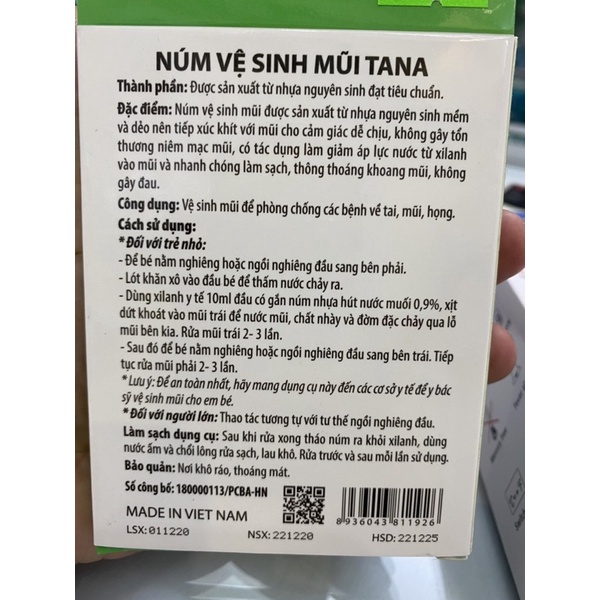 Đầu núm Silicon rửa mũi cho bé