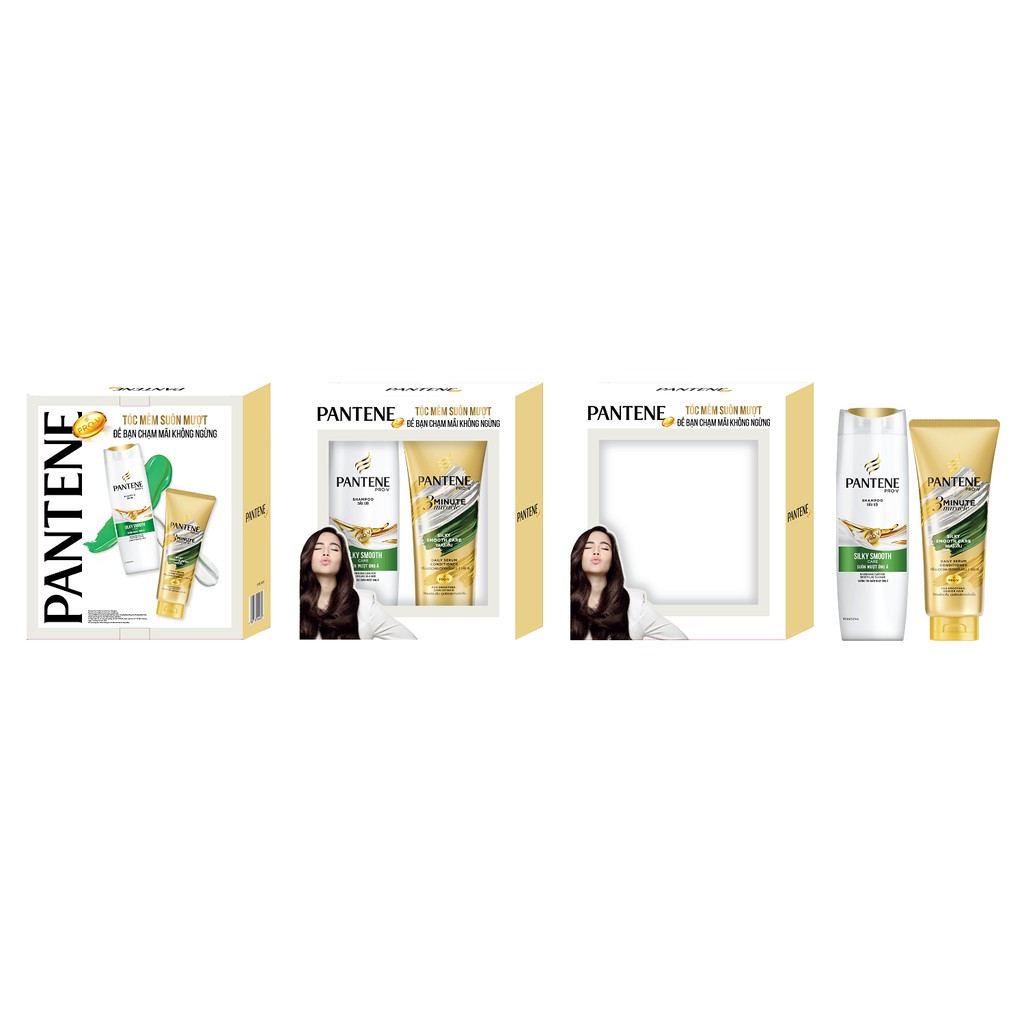 Bộ đôi Pantene Dầu gội 300ml + Kem xả 3 phút diệu kỳ 150ml | BigBuy360 - bigbuy360.vn