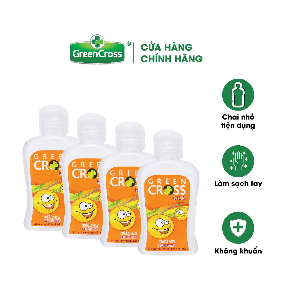 Gel Rửa Tay Green Cross Hương Cam Dành Cho Trẻ Em (100ml) | BigBuy360 - bigbuy360.vn