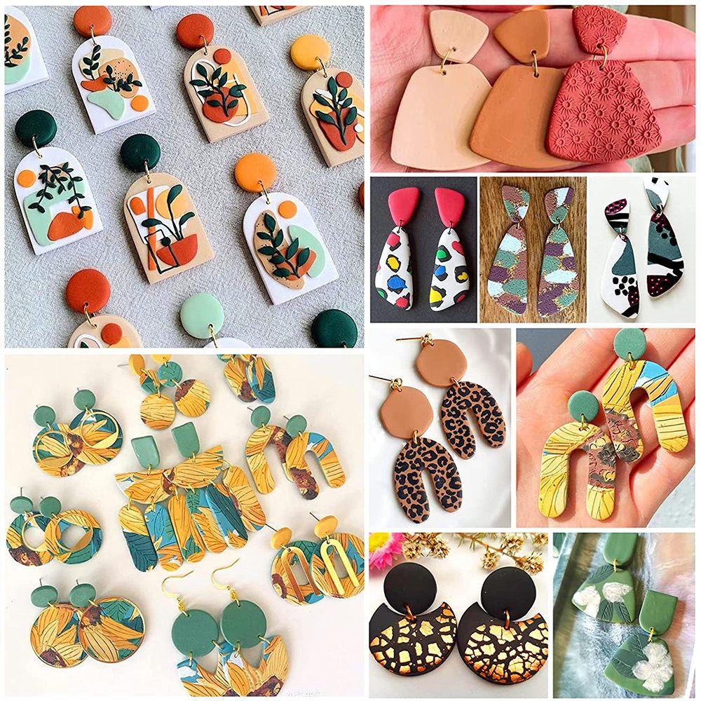 Set 118 Khuôn Cắt Đất Sét Polymer Dùng Để Làm Bông Tai / Trang Sức Đa Năng Tiện Dụng