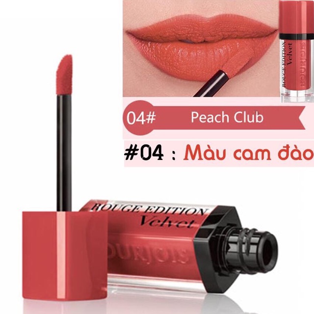 Son Bourjois Velvet #01 đến #17 đồng giá 179k