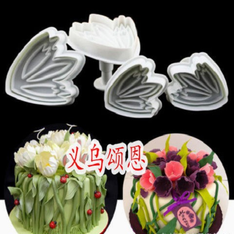 Bộ cutter tạo hình 3d ( fondant) hình nụ hoa