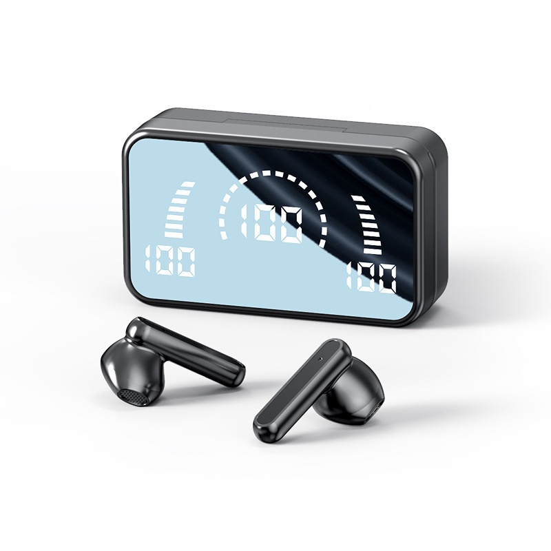 Tai nghe Bluetooth không dây S20 Mirror mới 5.2 Mini hai tai Invisible In Ear Chế độ chờ siêu dài