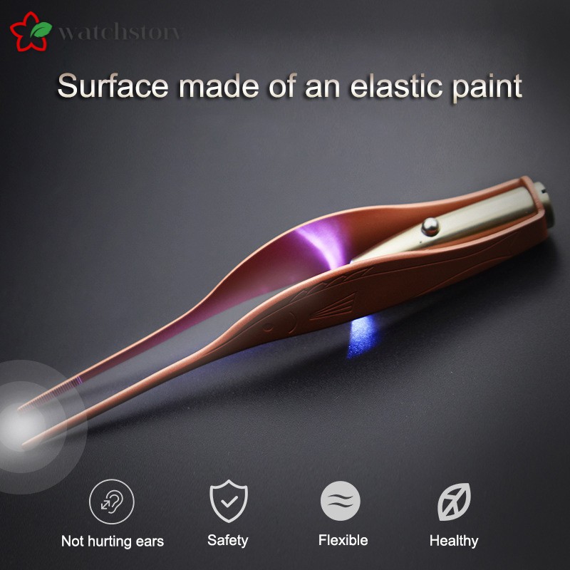 [Hàng mới về] Cây lấy ráy tai có đèn LED chăm sóc vệ sinh tai cho bé