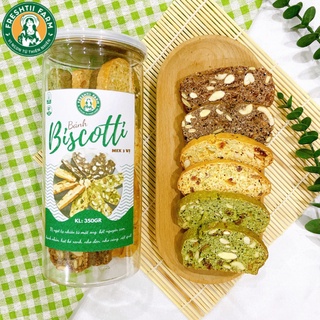 Bánh Biscotti Ăn Kiêng Nguyên Cám | Bánh Hạt Giảm Cân | Bánh Mix Hạt Dinh Dưỡng Freshtii Farm
