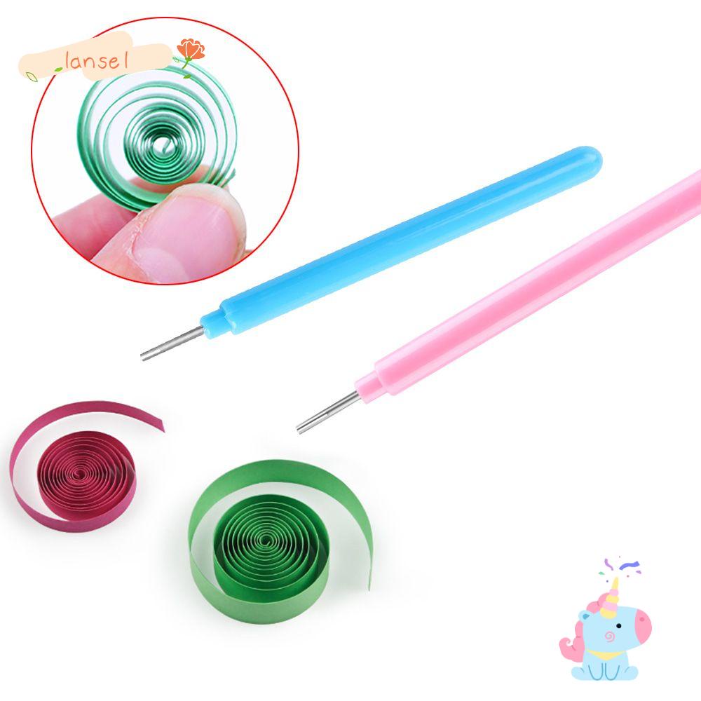 1 Dụng Cụ Quấn Giấy Cuộn Origami Bằng Nhựa Nhiều Màu Sắc Tiện Lợi