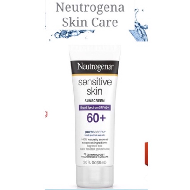 Kem chống nắng dành cho da nhảy cảm Neutrogena Sensitive Skin Sunscreen Lotion SPF 60