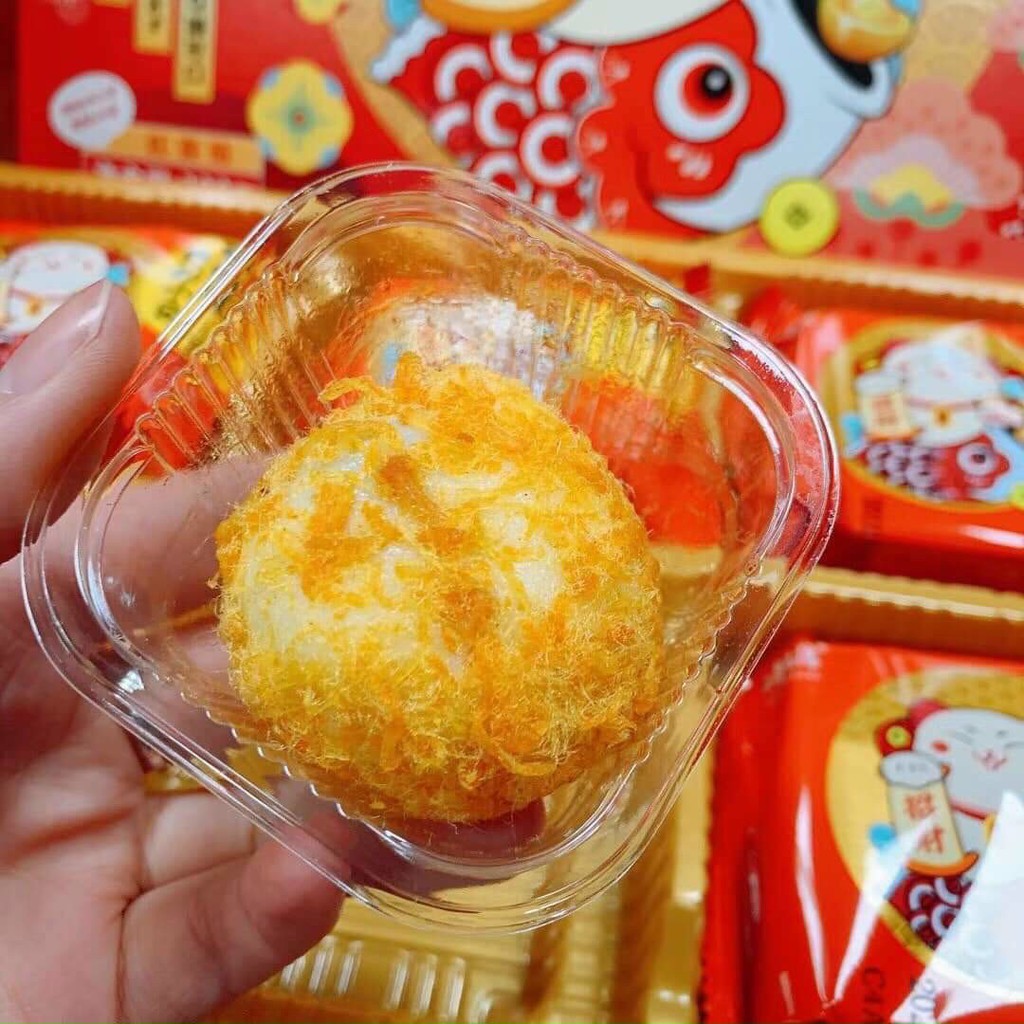 [Mã GROSALE2703 giảm 8% đơn 250K] Bánh Nhân Trứng Muối 3Q Mèo Thần Tài Tan Chảy Ngàn Lớp Hộp 320g, 6 cái - Hongkong | BigBuy360 - bigbuy360.vn