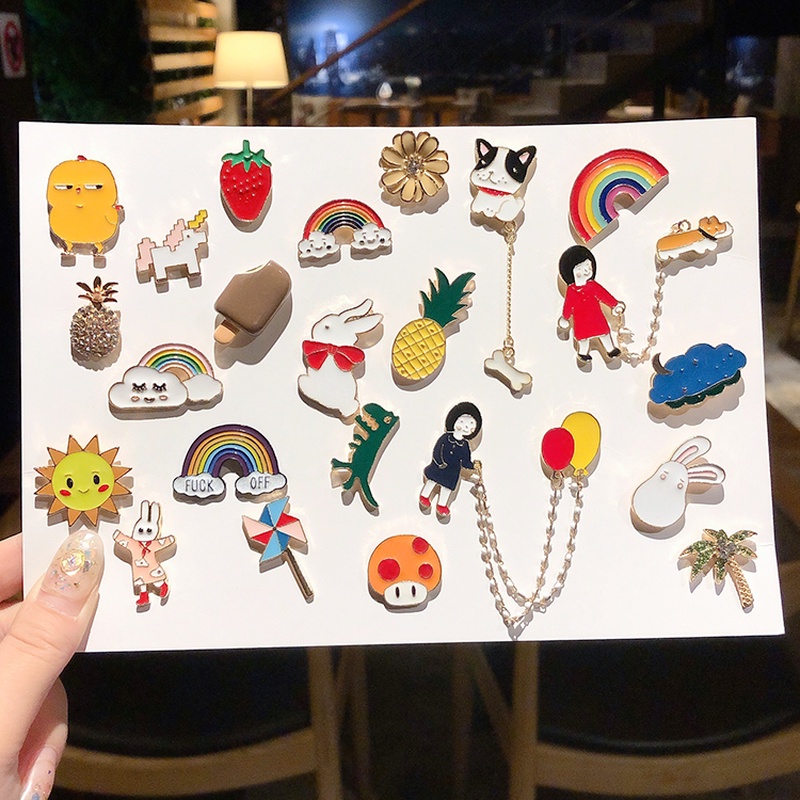 Huy Hiệu Cài Áo Họa Tiết Hoạt Hình Nhật Bản Sáng Tạo Dễ Thương