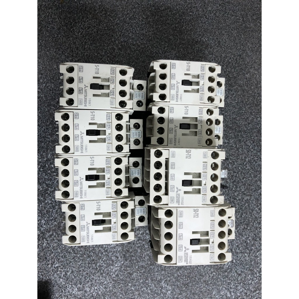 Khởi động từ, Contactor ST-10A Mítubishi coil 24VDC, 110V-220VAC
