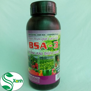 Dịch trùn quế - phân bón thủy canh thủy sinh BS3 500ml