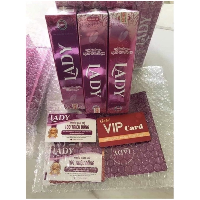 Viên sủi Lady chính hãng tăng kích thước vòng 1 hiệu quả tăng size vòng 1 săn chắc