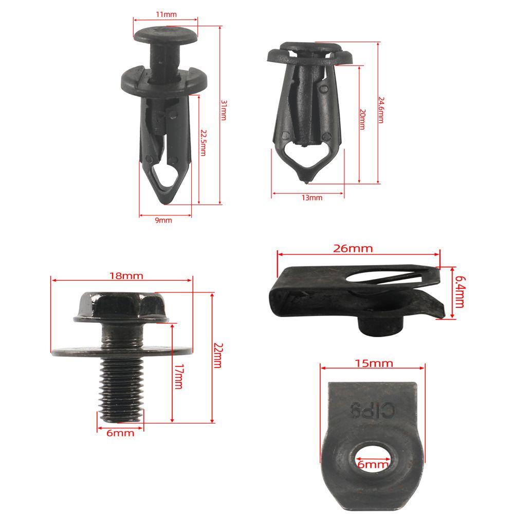 Bộ 70 Đinh Tán Phụ Tùng Cho Xe Ô Tô Infiniti