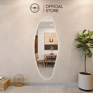  Gương Toàn Thân Hình Viên Đá Cảm Ứng Led Cao Cấp MOR MIRROR Nhiều Kích Thước Đầy Đủ Phụ Kiện 