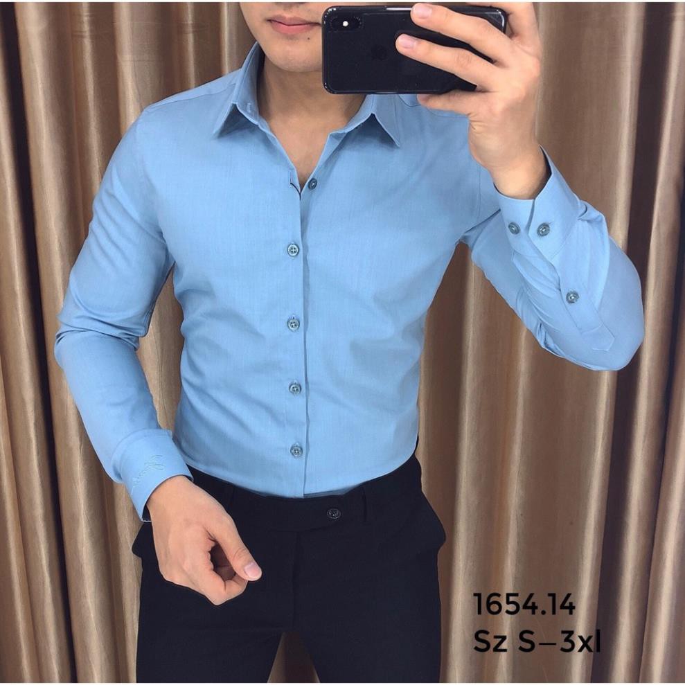 12.12 SALE ĐỈNH CAO 𝐂𝐇Ấ𝐓 🌺 SALE ✨ Sơ Mi Nam Đẹp Dáng Body, 5 màu hot . . . . . ! new : . .. * . ✿