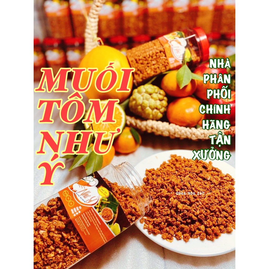 🦐 Muối Tôm Như Ý Thượng Hạng Siêu Ngon Hũ Lớn 400gr - Hàng tận xưởng không qua trung gian