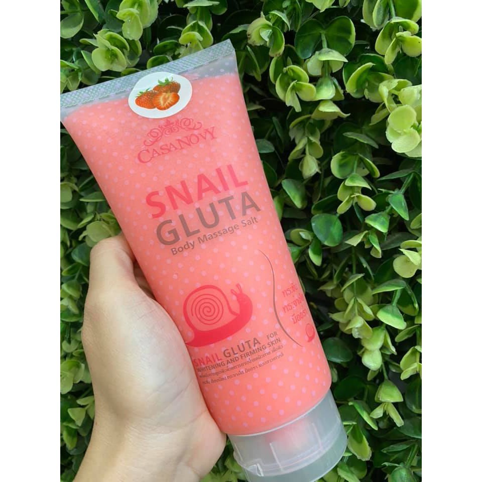 Muối Tắm Tẩy Tế Bào Chết SNAIL GLUTA Body 500ml