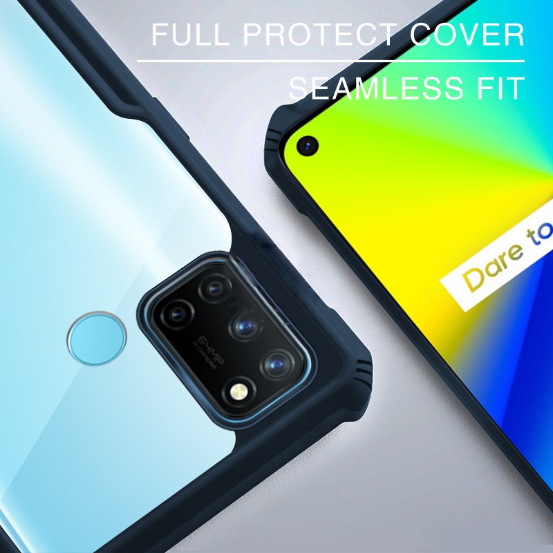 Ốp Điện Thoại Chống Sốc Trong Suốt Thời Trang Cao Cấp Cho Realme 7i C17 7 Pro