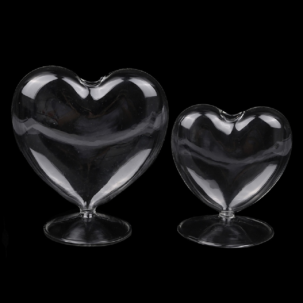 Xuan Bình Hoa Thủy Tinh Hình Trái Tim Sáng Tạo Phong Cách Hàn Quốc Dùng Làm Đạo Cụ Chụp Ảnh Trang Trí