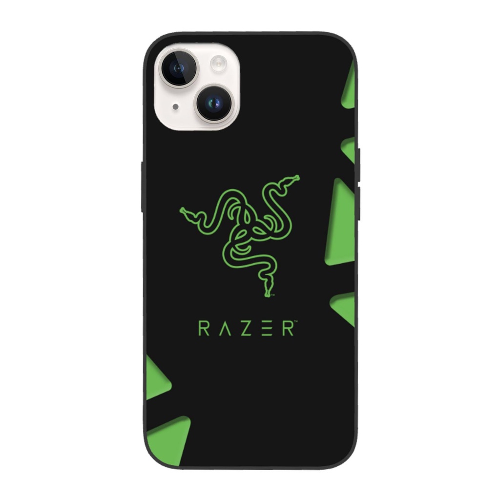 Ốp Điện Thoại In Logo Razer Thời Trang Cho IPhone 12 13 14 Pro Max X XR 7 8 Plus Mini