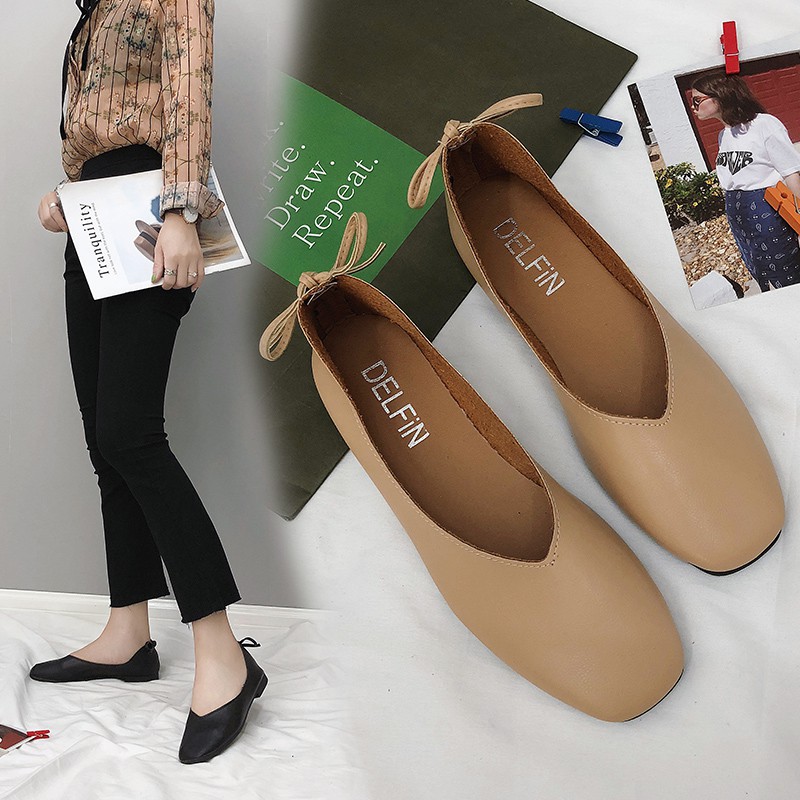 Giày Búp Bê Đế Bằng Thời Trang Hàn Quốc 2021 Cho Nữ | BigBuy360 - bigbuy360.vn