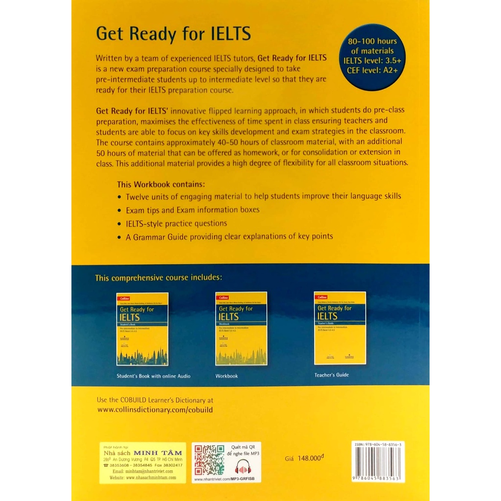 Sách Collins Get Ready For IELTS - Workbook (Tái Bản)