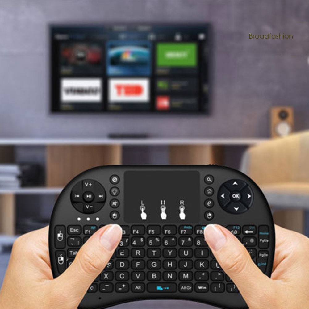 Bàn Phím Không Dây Tích Hợp Chuột Bay 2.4ghz Cho Laptop Pc Tv Box