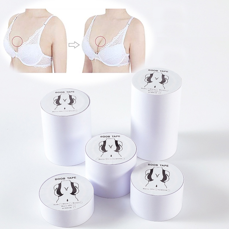Miếng Dán Ngực Trong Suốt 5M Hỗ Trợ Nâng Ngực Tiện Dụng Cho Nữ