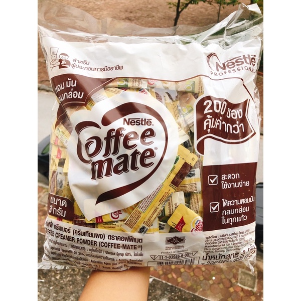 Bột kem sữa coffee mate Keto dùng pha với cacao, cafe, trà Thái