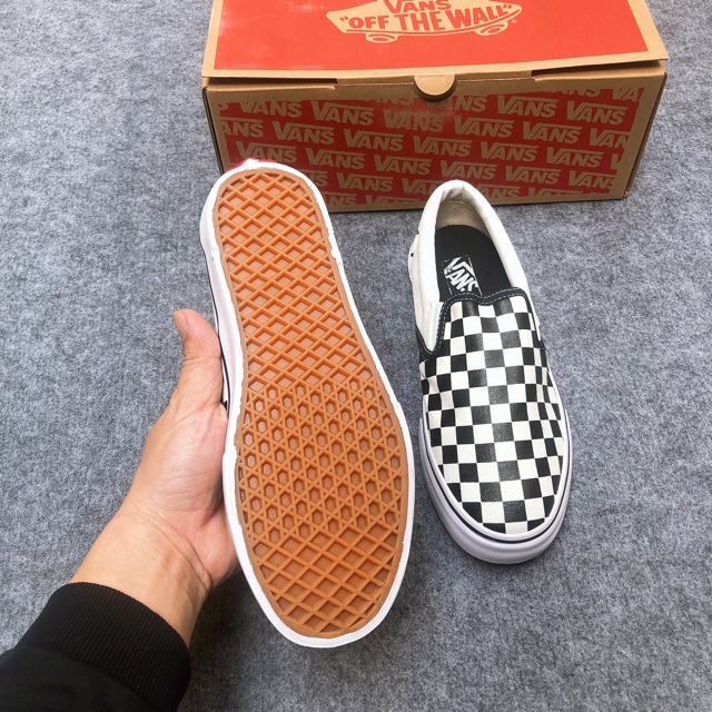 [Tặng hộp giày + tất thời trang] giày thể thao ol lười đen trắng | BigBuy360 - bigbuy360.vn