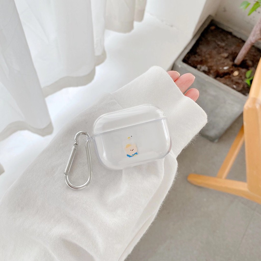 Vỏ Bảo Vệ Hộp Đựng Tai Nghe Airpods Pro Hình Gấu Đáng Yêu Kiểu Nhật Hàn Ốp | BigBuy360 - bigbuy360.vn