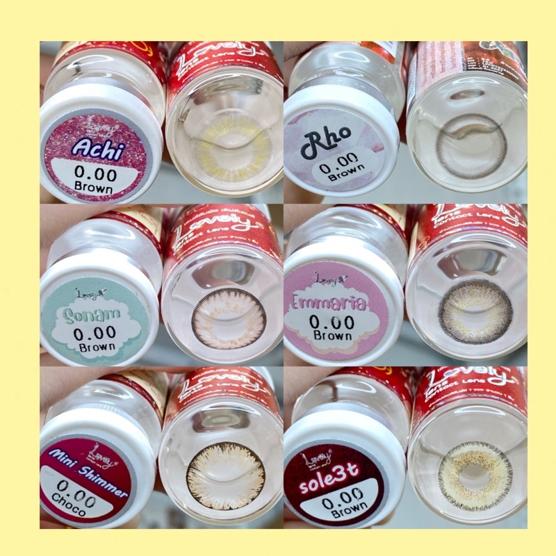 50 mẫu lens Nâu_Brown HOT  size không giãn 14,0 m- không độ- hàng mới_kính áp tròng nâu _Sam Eyes(FREE SHIP)