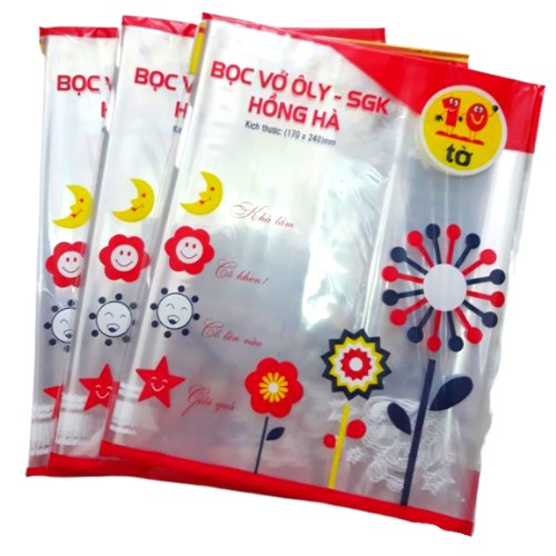 Bọc Vở Ni Lông Cấp 1 Tệp 10 Tờ (Bọc Được Vở Ô Ly Và Sách Giáo Khoa Cấp 1)